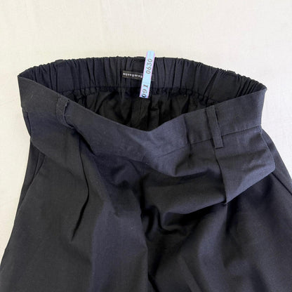 【美品】aquagarage ガウチョパンツ ブラック Mサイズ 【クリーニング発送】