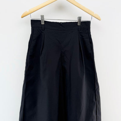【美品】aquagarage ガウチョパンツ ブラック Mサイズ 【クリーニング発送】