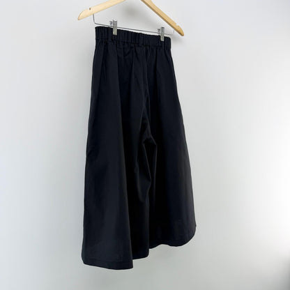 【美品】aquagarage ガウチョパンツ ブラック Mサイズ 【クリーニング発送】
