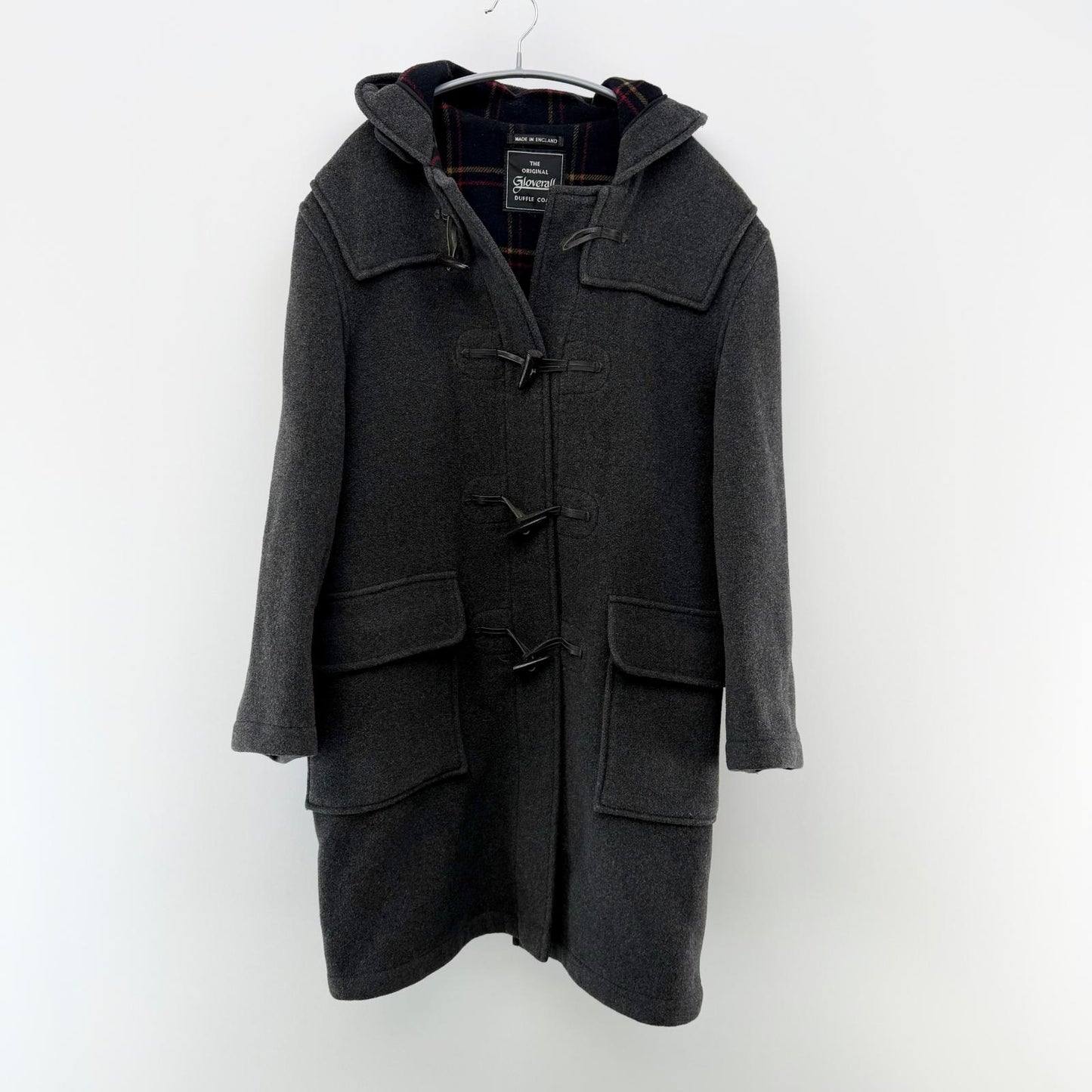 【美品】Gloverall ダッフルコート グレー USA38/EUR48【クリーニング発送】