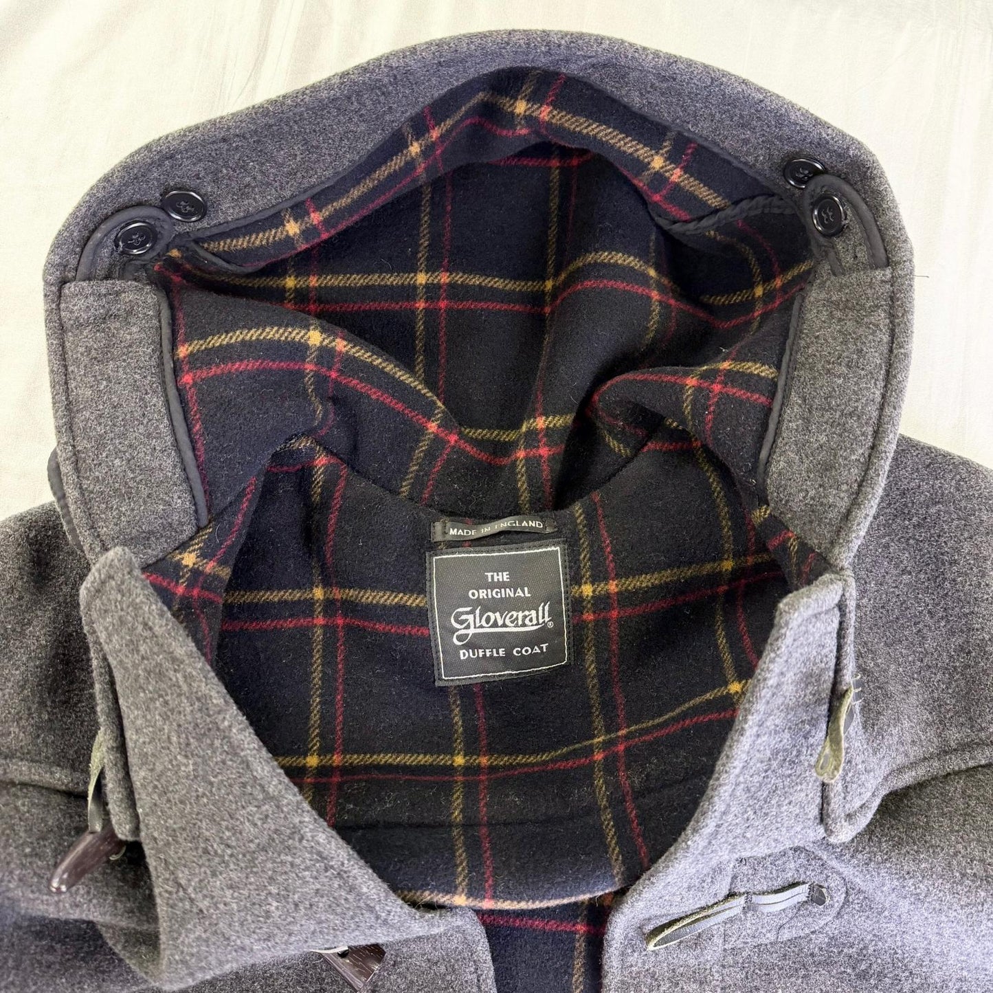 【美品】Gloverall ダッフルコート グレー USA38/EUR48【クリーニング発送】