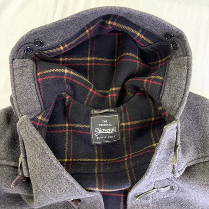 【美品】Gloverall ダッフルコート グレー USA38/EUR48【クリーニング発送】