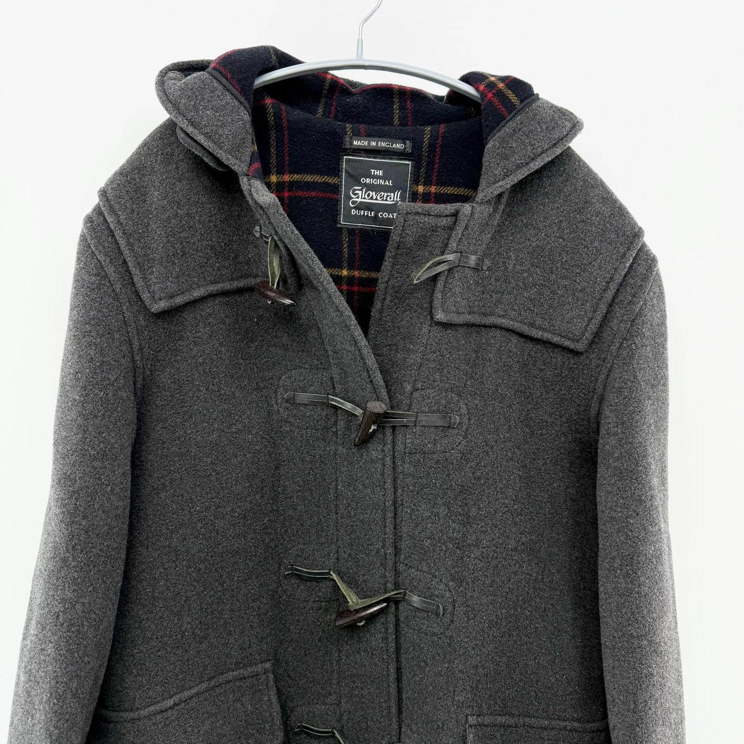 【美品】Gloverall ダッフルコート グレー USA38/EUR48【クリーニング発送】