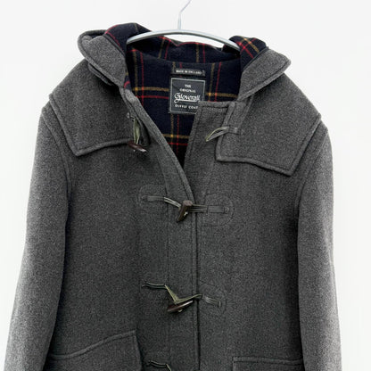 【美品】Gloverall ダッフルコート グレー USA38/EUR48【クリーニング発送】