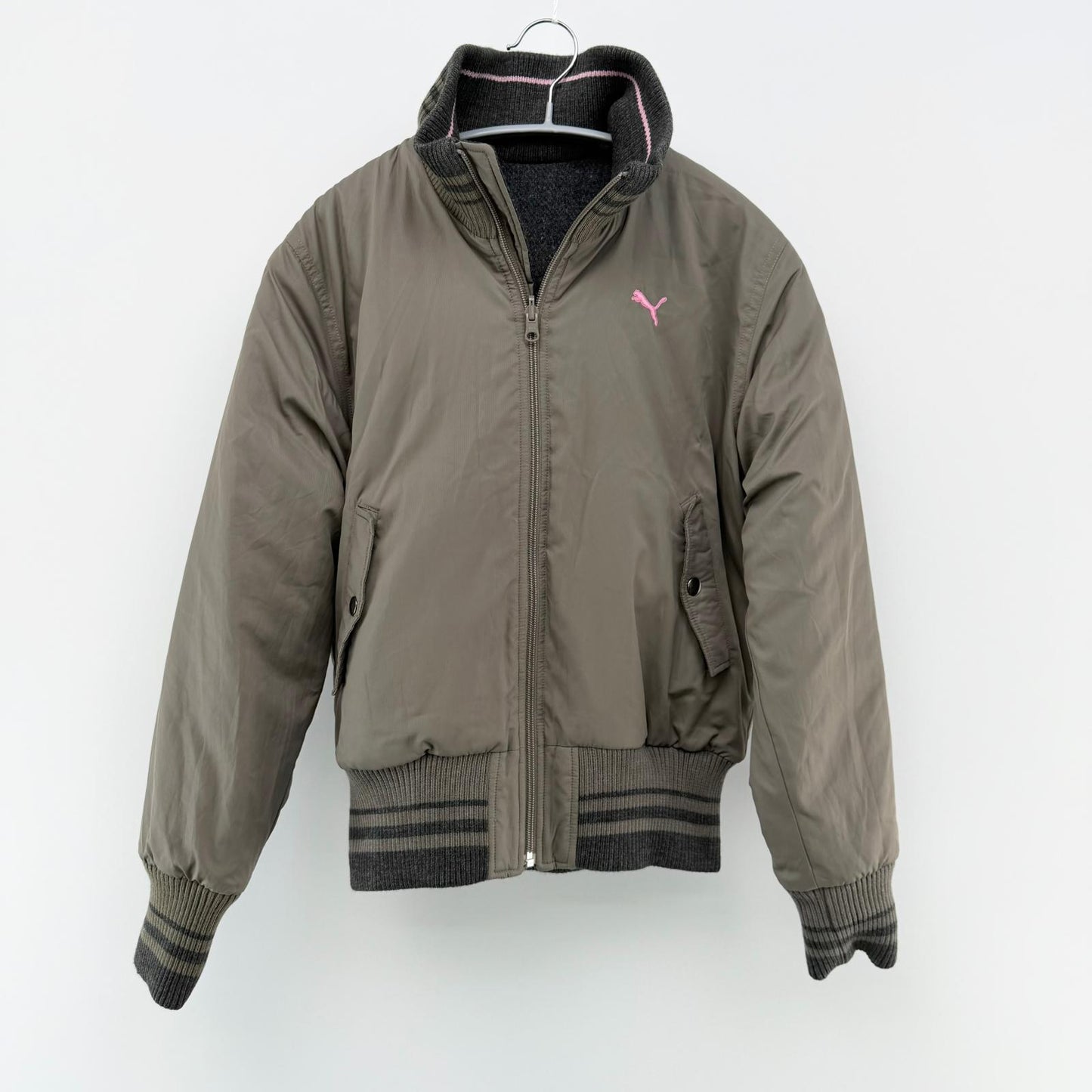 【美品】Puma MA-1 カーキ Mサイズ【クリーニング発送】
