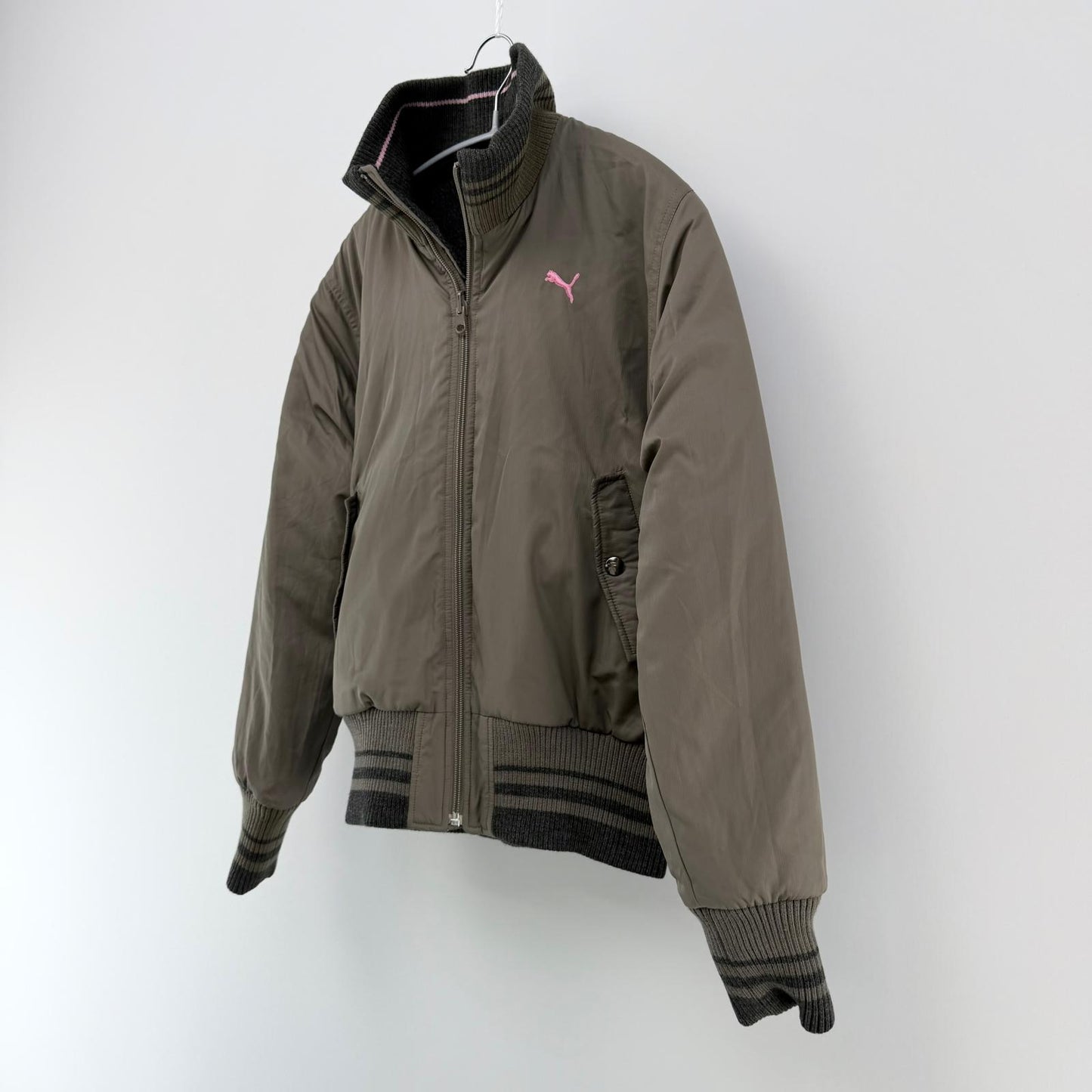 【美品】Puma MA-1 カーキ Mサイズ【クリーニング発送】
