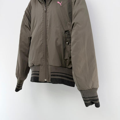 【美品】Puma MA-1 カーキ Mサイズ【クリーニング発送】