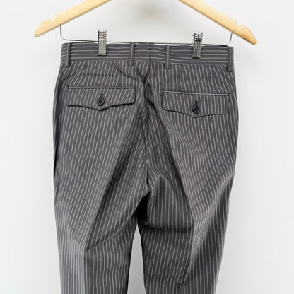 【新品タグ付】メンズビギ ビジネススーツ上下 ストライプ 01サイズ【美品】