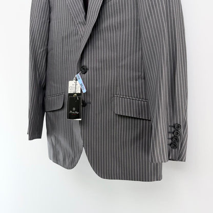 【新品タグ付】メンズビギ ビジネススーツ上下 ストライプ 01サイズ【美品】