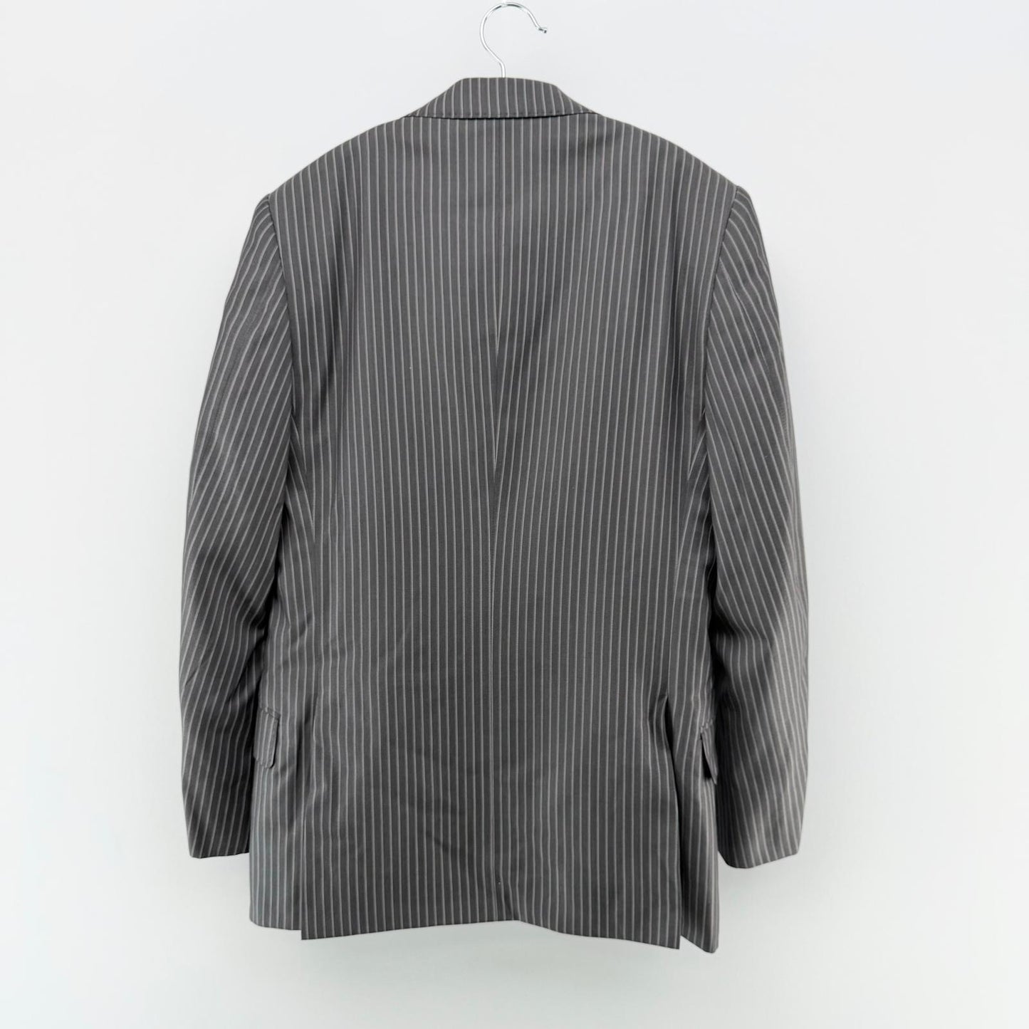 【新品タグ付】メンズビギ ビジネススーツ上下 ストライプ 01サイズ【美品】