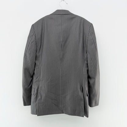 【新品タグ付】メンズビギ ビジネススーツ上下 ストライプ 01サイズ【美品】