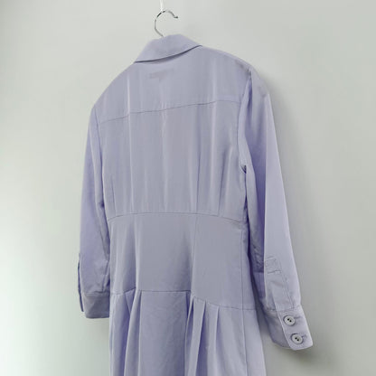 【美品】Nanette Lepore ワンピース パープル 2サイズ【クリーニング発送】