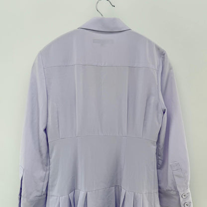 【美品】Nanette Lepore ワンピース パープル 2サイズ【クリーニング発送】