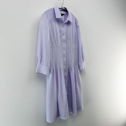 【美品】Nanette Lepore ワンピース パープル 2サイズ【クリーニング発送】