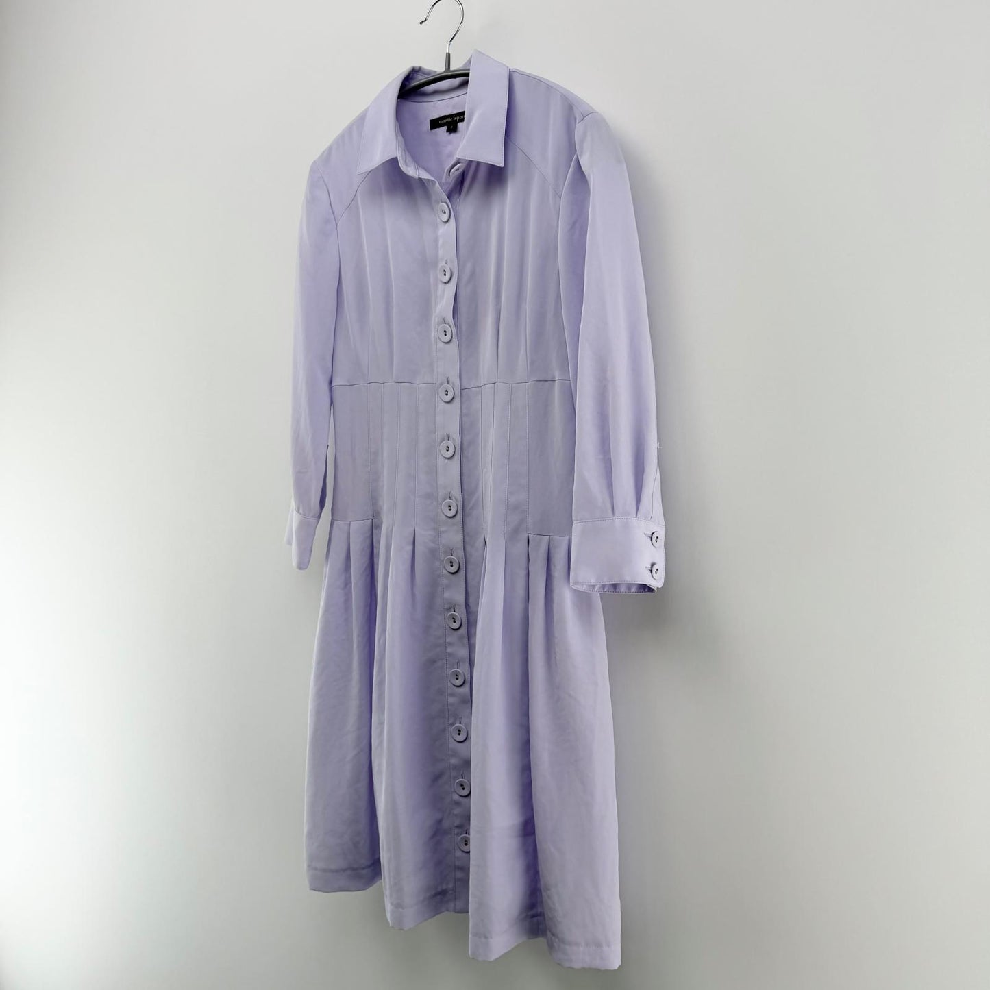 【美品】Nanette Lepore ワンピース パープル 2サイズ【クリーニング発送】