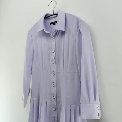 【美品】Nanette Lepore ワンピース パープル 2サイズ【クリーニング発送】