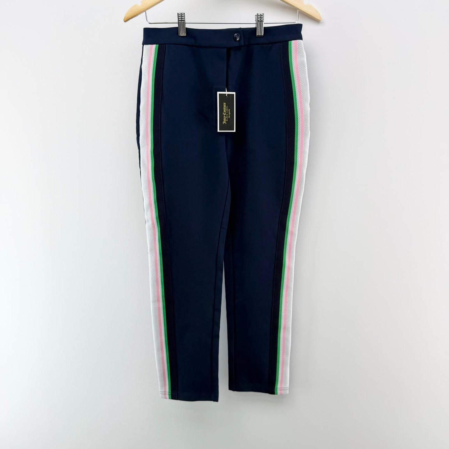 【新品タグ付】JUICY COUTURE パンツ ネイビー 6サイズ【美品】