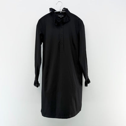 【美品】Agnes b. ロングワンピース ブラック 36サイズ【クリーニング発送】