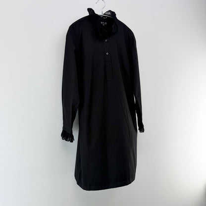 【美品】Agnes b. ロングワンピース ブラック 36サイズ【クリーニング発送】