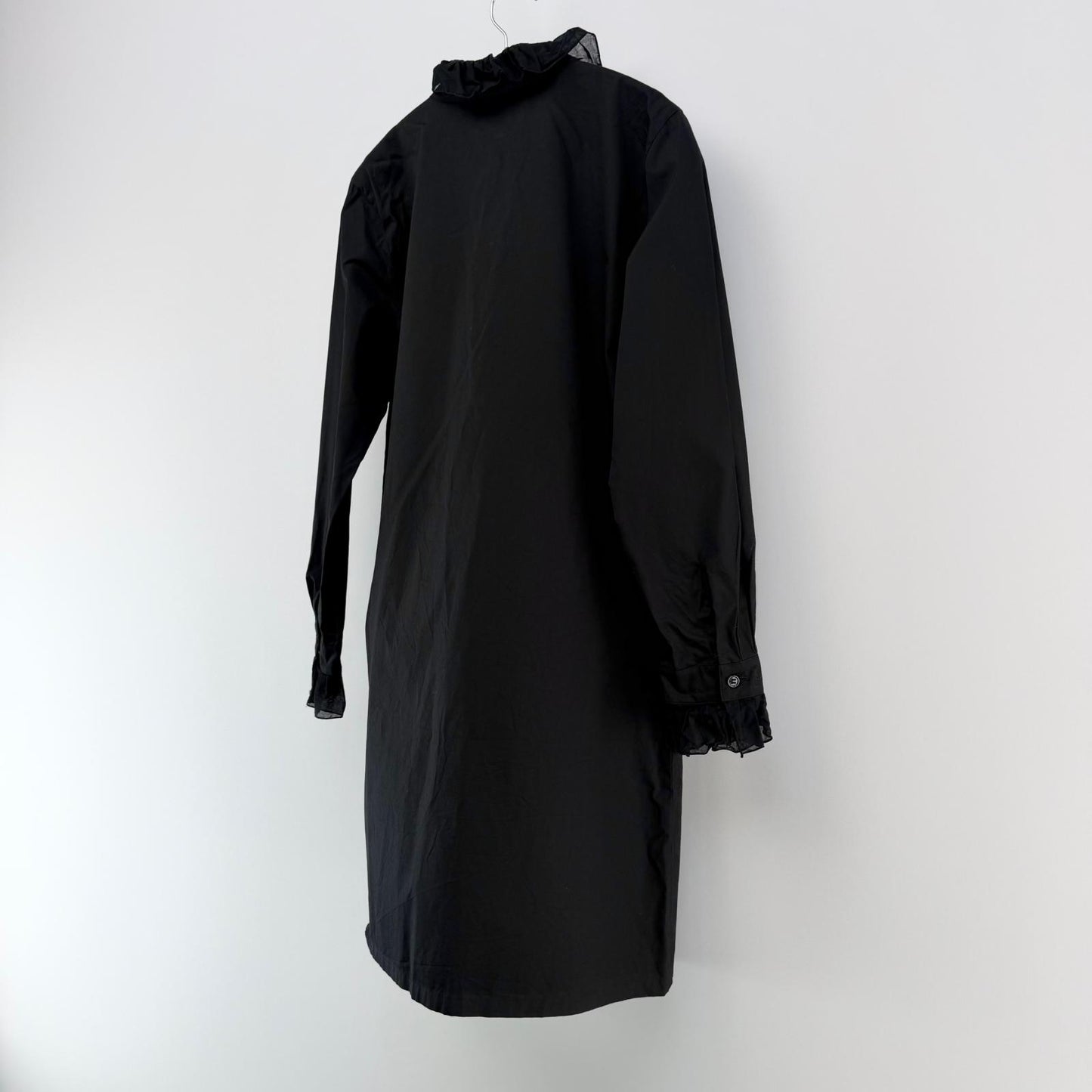 【美品】Agnes b. ロングワンピース ブラック 36サイズ【クリーニング発送】