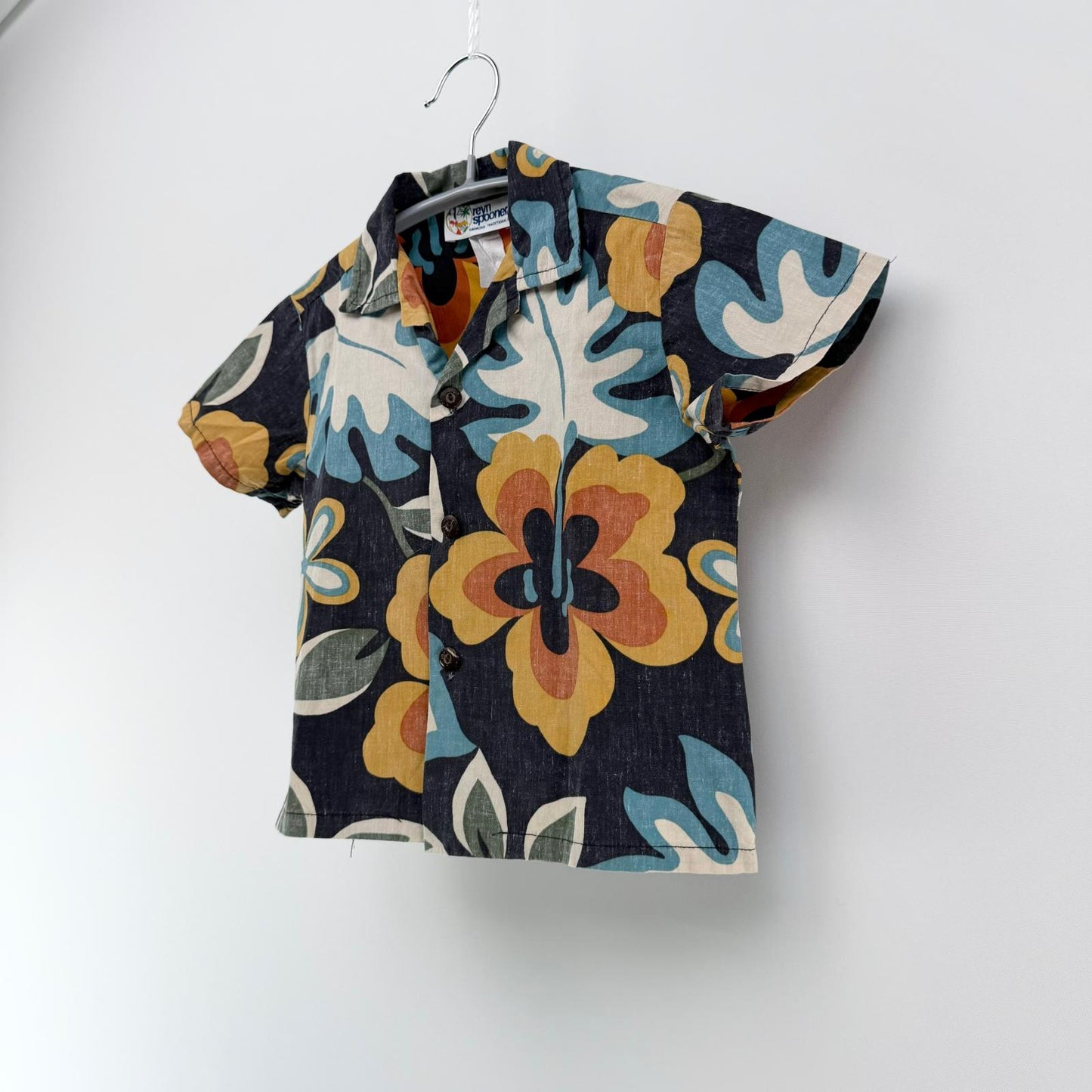 【美品】Reyn Spooner アロハシャツ上下セット キッズ 4Tサイズ【クリーニング発送】