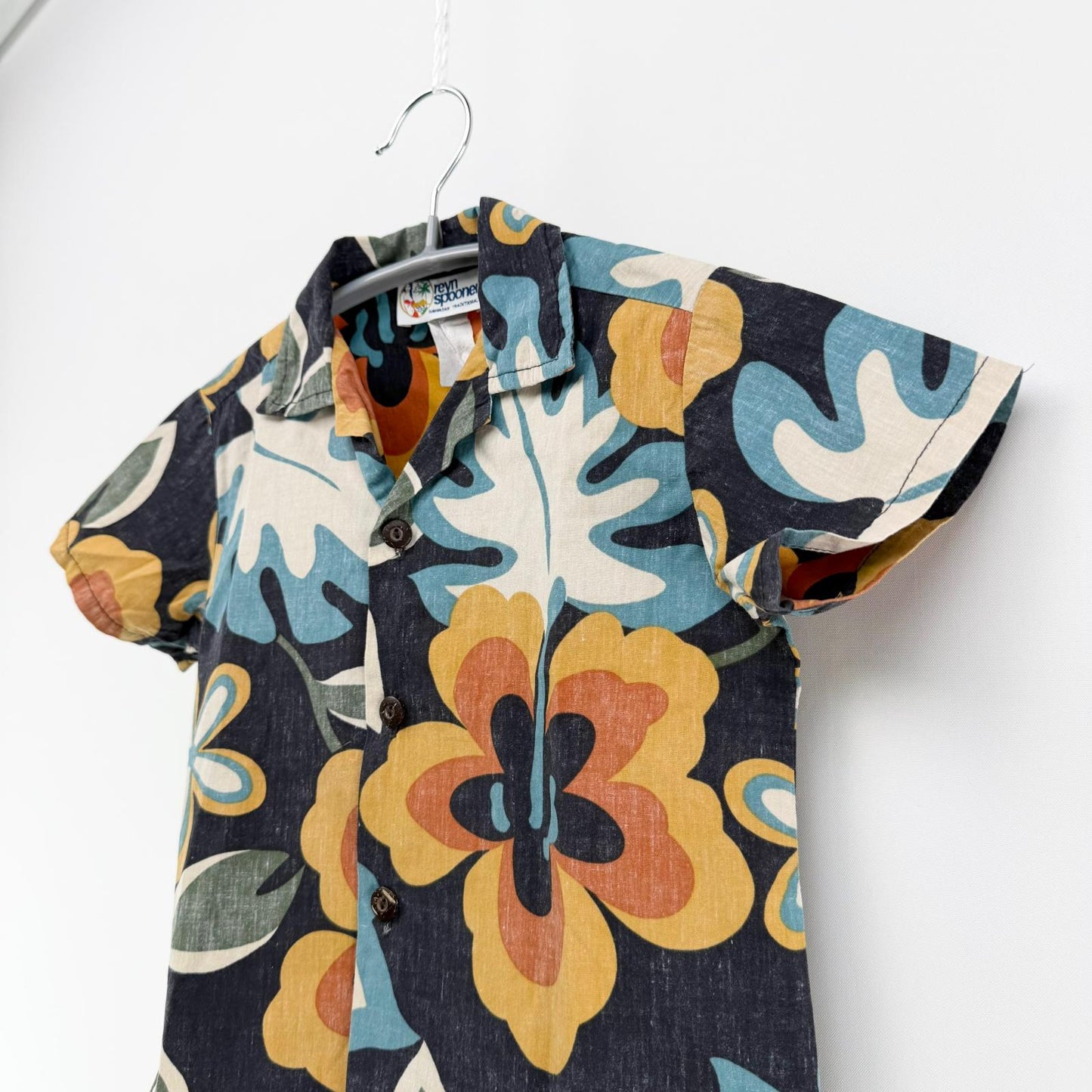 【美品】Reyn Spooner アロハシャツ上下セット キッズ 4Tサイズ【クリーニング発送】