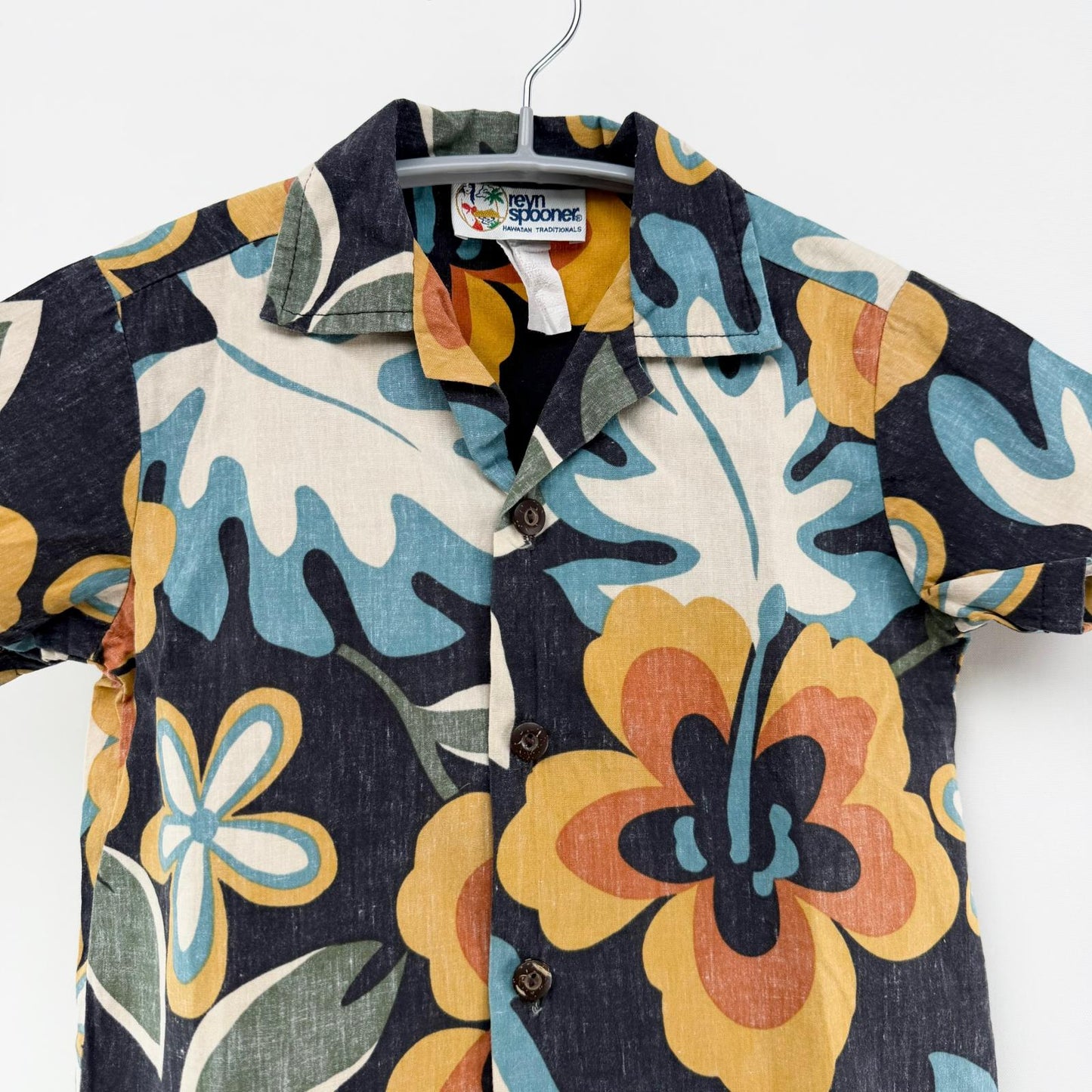 【美品】Reyn Spooner アロハシャツ上下セット キッズ 4Tサイズ【クリーニング発送】