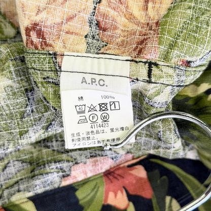 【美品】A.P.C ミリタリージャケット 花柄 36サイズ 【クリーニング発送】