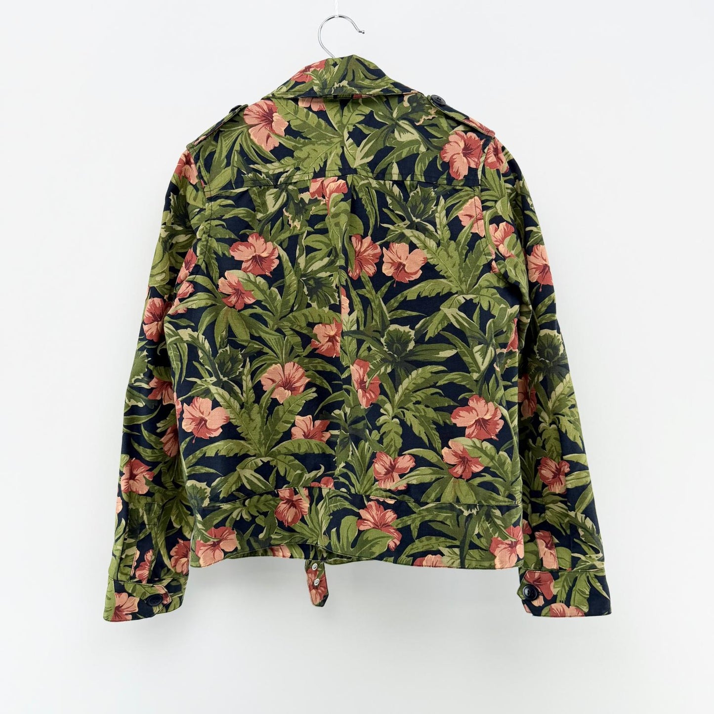 【美品】A.P.C ミリタリージャケット 花柄 36サイズ 【クリーニング発送】
