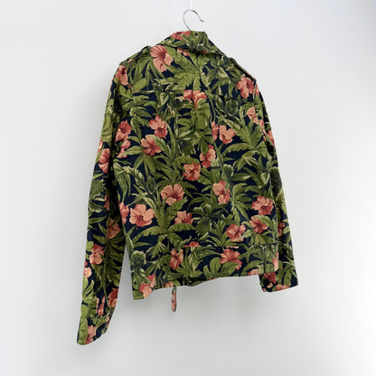 【美品】A.P.C ミリタリージャケット 花柄 36サイズ 【クリーニング発送】