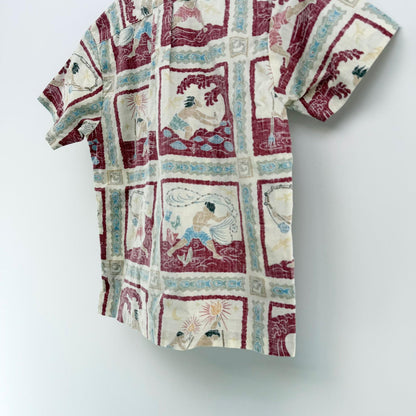 【美品】Reyn Spooner アロハシャツ キッズ Sサイズ【クリーニング発送】