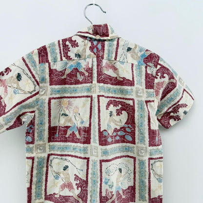 【美品】Reyn Spooner アロハシャツ キッズ Sサイズ【クリーニング発送】