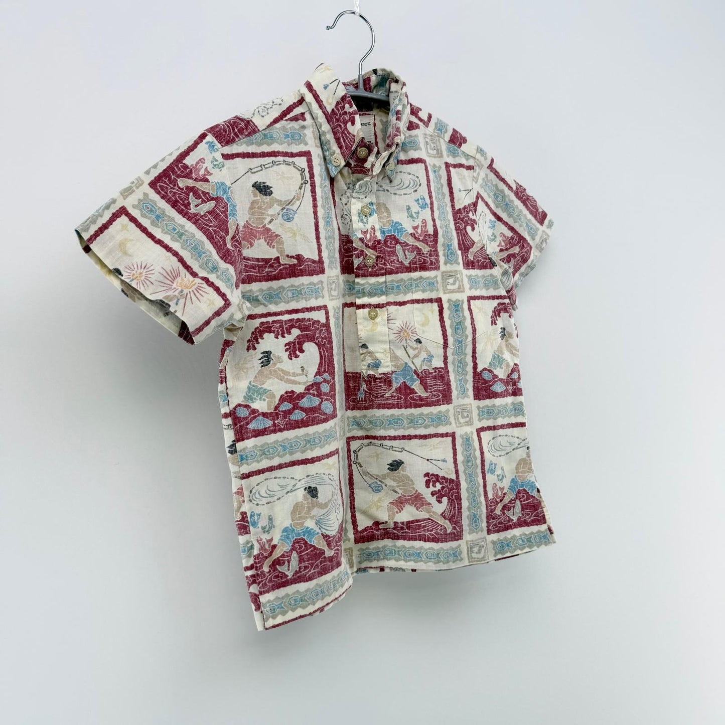 【美品】Reyn Spooner アロハシャツ キッズ Sサイズ【クリーニング発送】