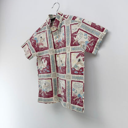 【美品】Reyn Spooner アロハシャツ キッズ Sサイズ【クリーニング発送】