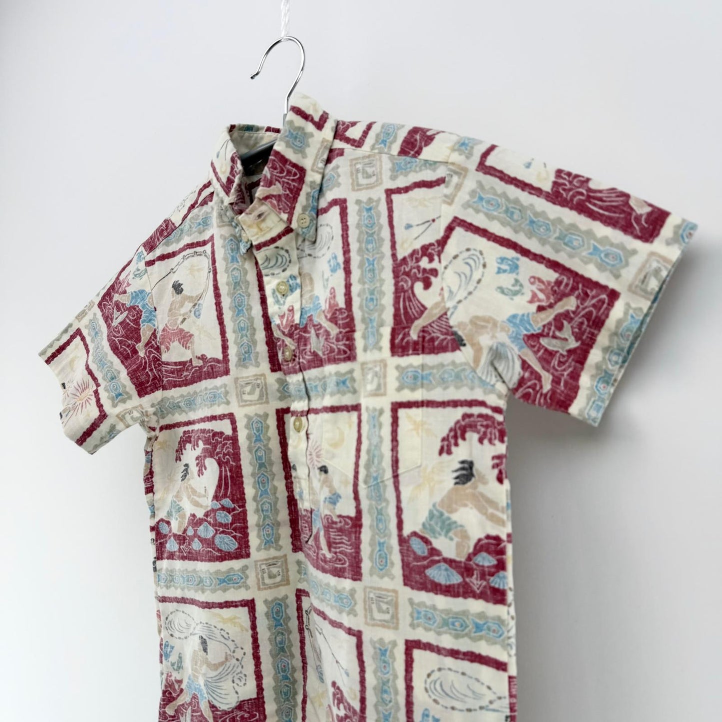【美品】Reyn Spooner アロハシャツ キッズ Sサイズ【クリーニング発送】