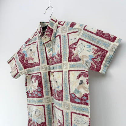 【美品】Reyn Spooner アロハシャツ キッズ Sサイズ【クリーニング発送】