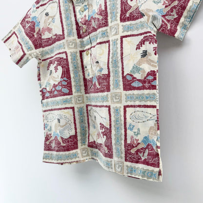 【美品】Reyn Spooner アロハシャツ キッズ Sサイズ【クリーニング発送】
