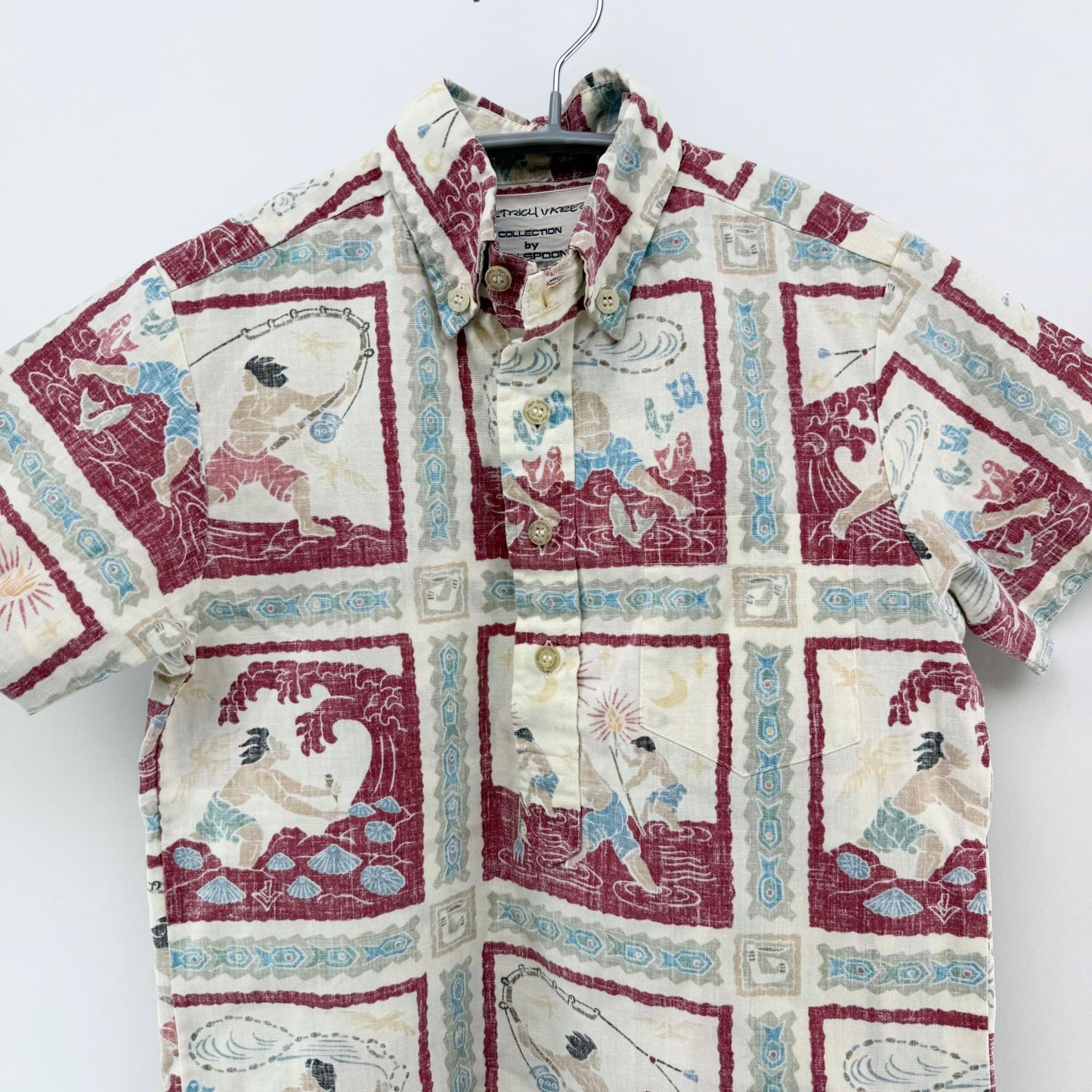 【美品】Reyn Spooner アロハシャツ キッズ Sサイズ【クリーニング発送】