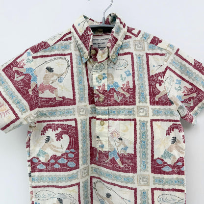 【美品】Reyn Spooner アロハシャツ キッズ Sサイズ【クリーニング発送】