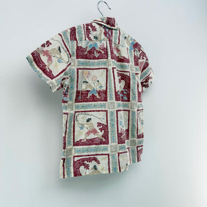 【美品】Reyn Spooner アロハシャツ キッズ Sサイズ【クリーニング発送】
