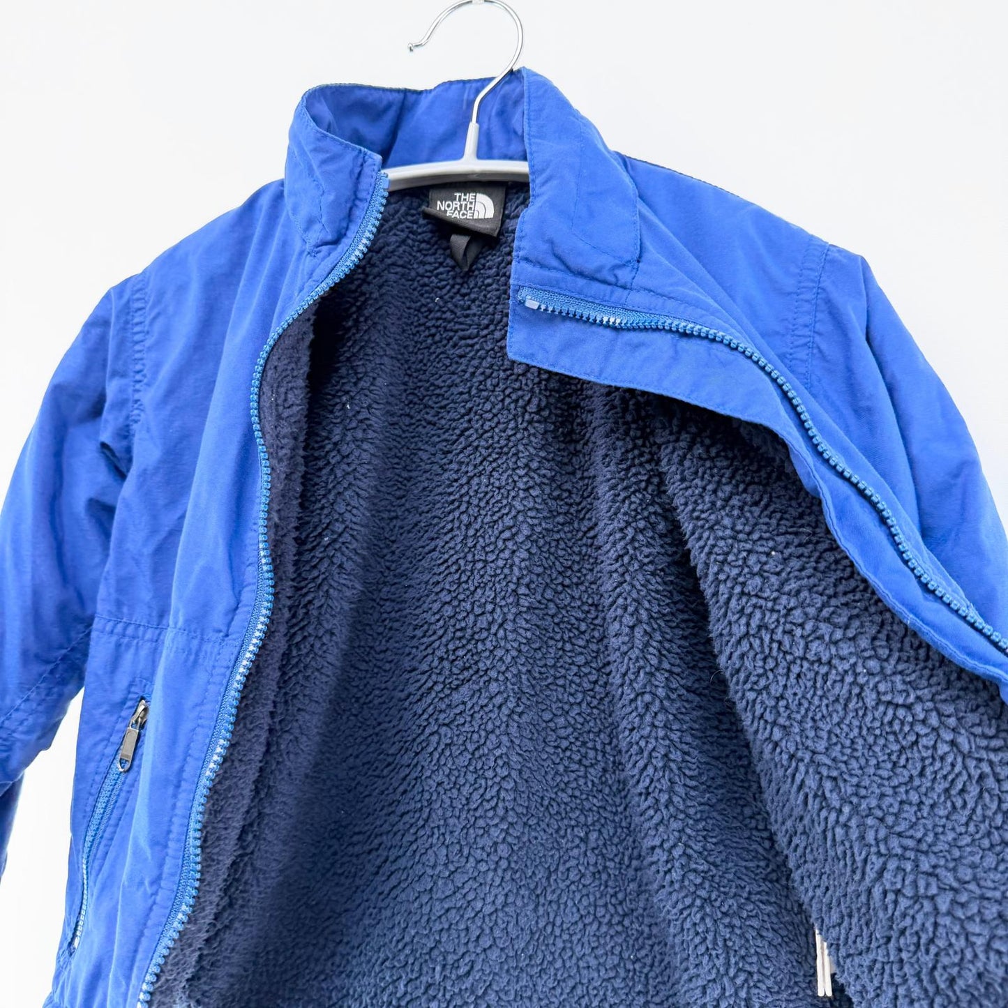【美品】THE NORTH FACE ノマドジャケット ブルー キッズ 100サイズ【クリーニング発送】