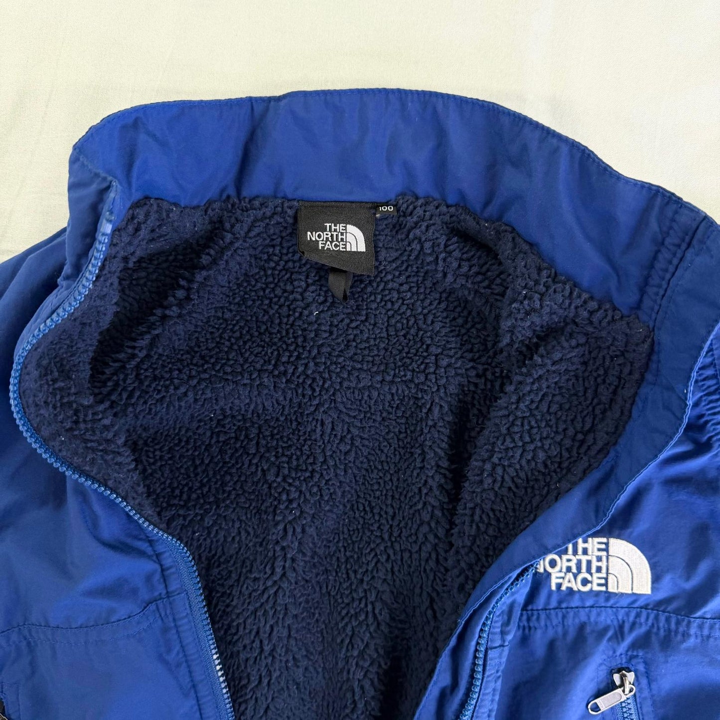 【美品】THE NORTH FACE ノマドジャケット ブルー キッズ 100サイズ【クリーニング発送】