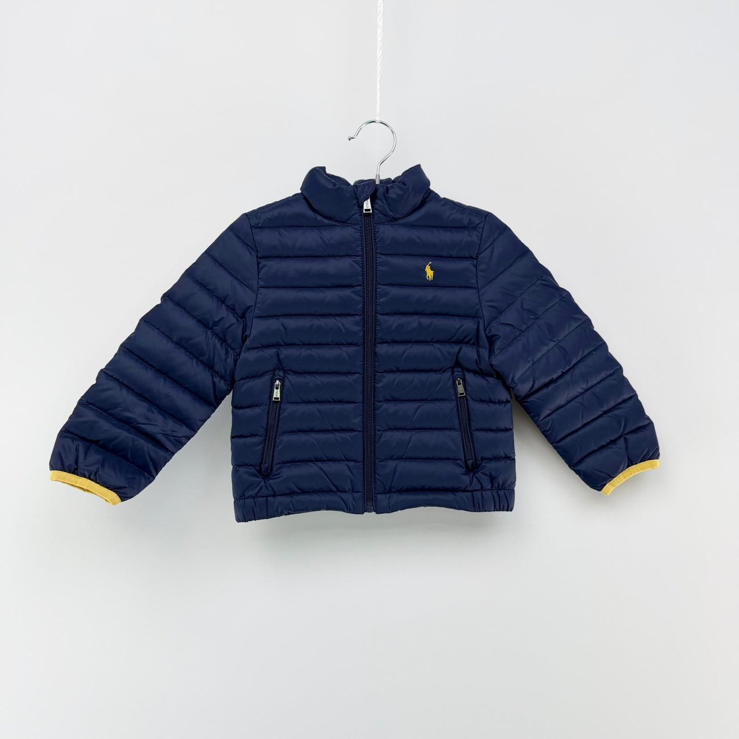【美品】POLO RALPH LAUREN ダウンジャケット ネイビー 3Tサイズ【クリーニング発送】