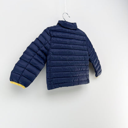 【美品】POLO RALPH LAUREN ダウンジャケット ネイビー 3Tサイズ【クリーニング発送】