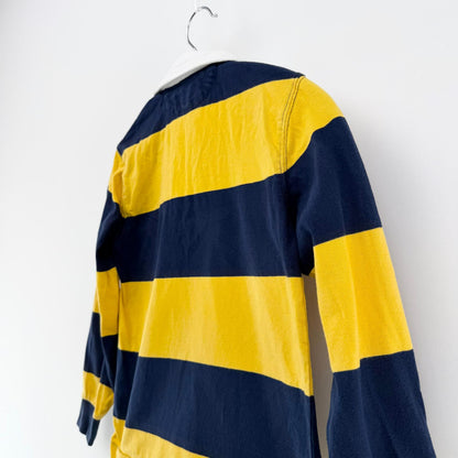 【美品】POLO RALPH LAUREN 長袖ポロシャツ イエロー 7サイズ【クリーニング発送】