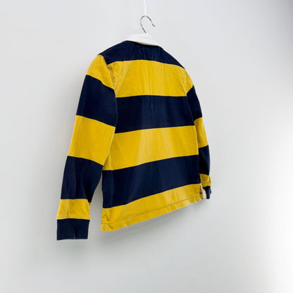 【美品】POLO RALPH LAUREN 長袖ポロシャツ イエロー 7サイズ【クリーニング発送】