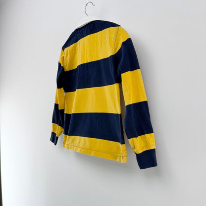 【美品】POLO RALPH LAUREN 長袖ポロシャツ イエロー 7サイズ【クリーニング発送】