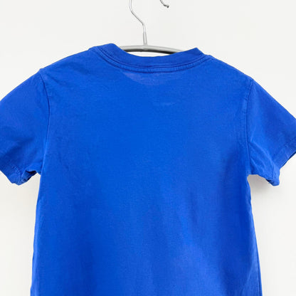 【美品】POLO RALPH LAUREN 半袖Tシャツ キッズ ブルー 3Tサイズ【クリーニング発送】