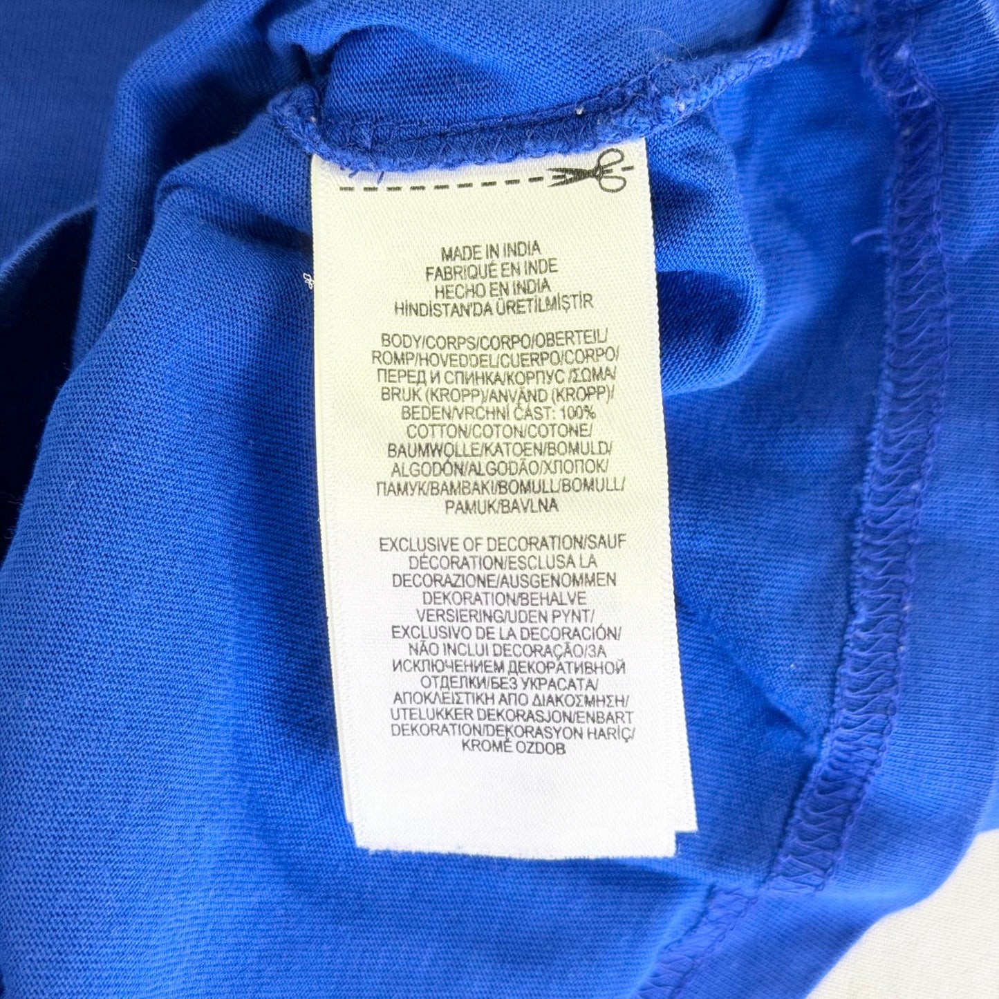 【美品】POLO RALPH LAUREN 半袖Tシャツ キッズ ブルー 3Tサイズ【クリーニング発送】