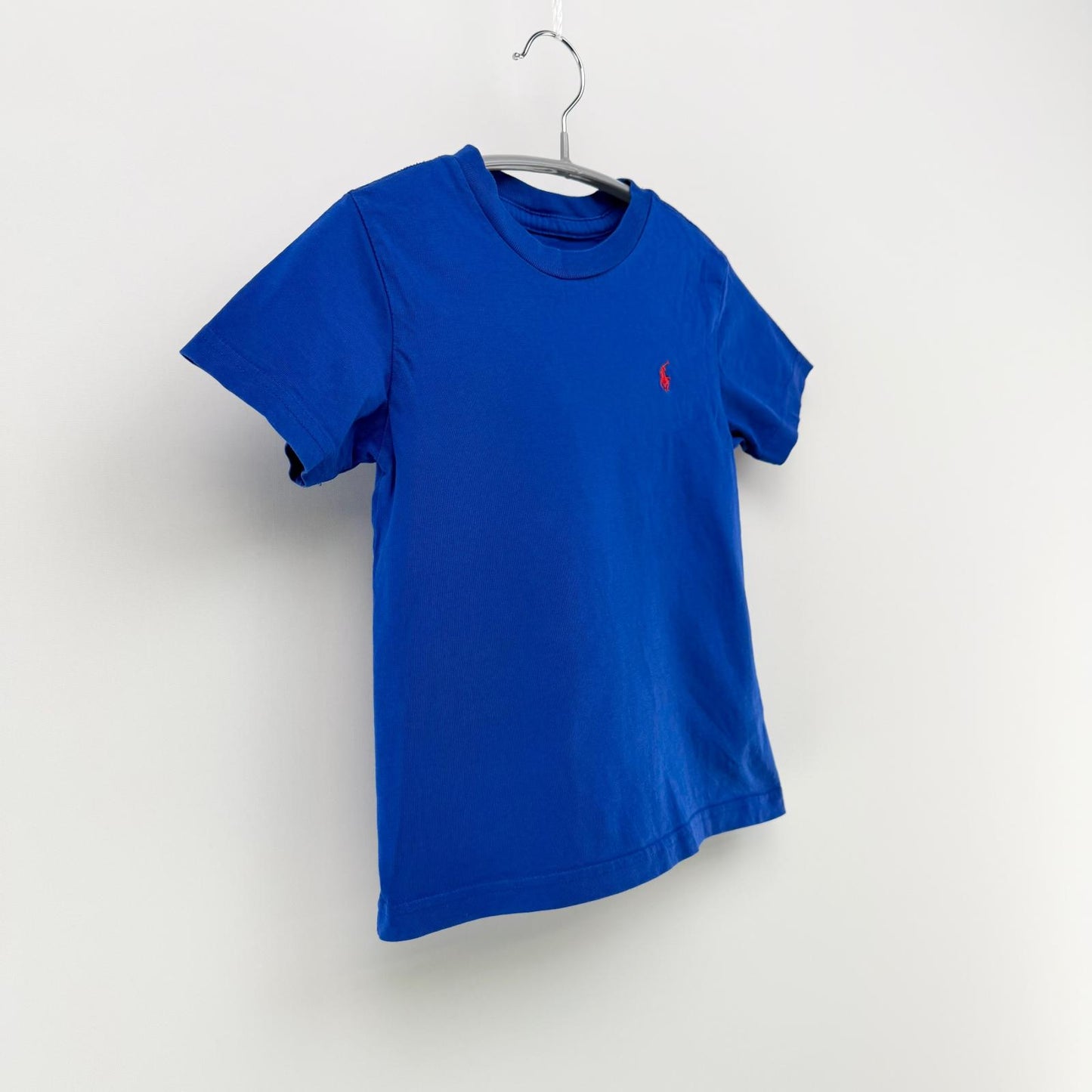 【美品】POLO RALPH LAUREN 半袖Tシャツ キッズ ブルー 3Tサイズ【クリーニング発送】